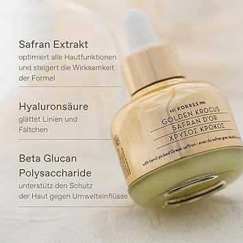 Korres Golden Krocus Elixir protiv starenja za čvrsto i nježno područje za oči 18 ml