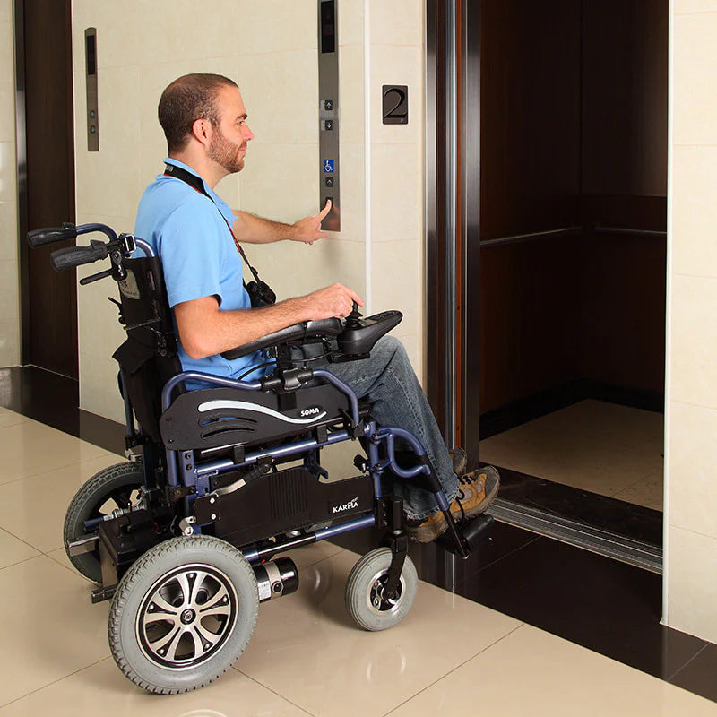 Fauteuil roulant électrique pliant du faucon