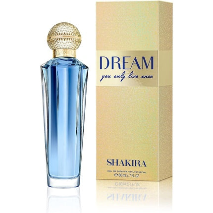 Shakira Dream Perfume for Women Long Lasting Fresh and Feminine Vanilla Citrus and Floral Notes Ideal for Day Wear 80ml