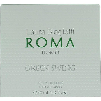 Laura Biagiotti Roma Uomo Green Swing Eau De Toilette 40ml