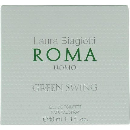 Laura Biagiotti Roma Uomo Green Swing Eau De Toilette 40ml