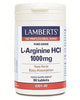 L-Arginine HCl 1000mg 90 Tabs - Lamberts - welzo