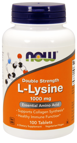 L Lysine 1000 mg 100 Tablets Now Foods