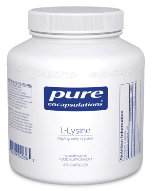 L-Lysine, 500 mg 270 vcaps - Pure Encapsulations - welzo