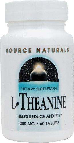 L-Theanine (200mg) - 60 Capsules - Source Naturals - welzo