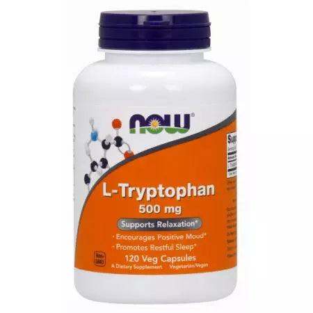 L-Tryptophan, 500 mg, 120 Veg Caps - Now Foods - welzo