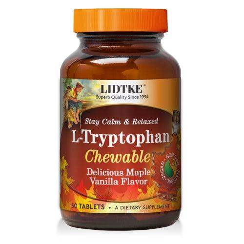 L-Tryptophan Chewable - Vanilla Flavor - 60 chews - Lidtke - welzo