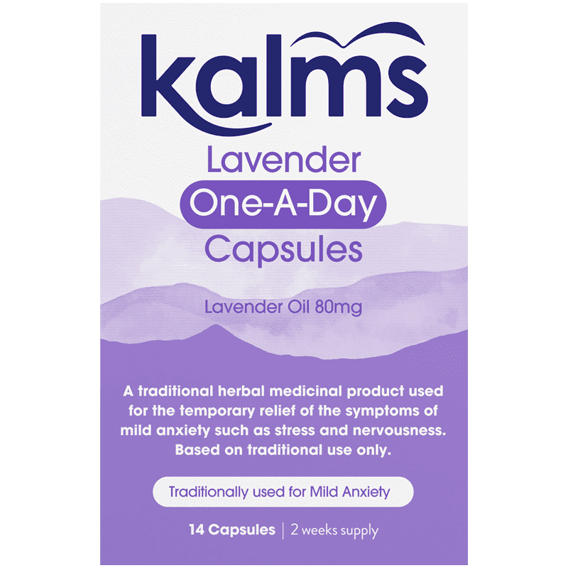 Kalms Lavender One A Day Capsules Pack of 14 - welzo