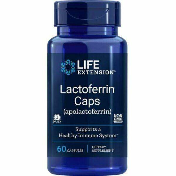 Life Extension Lactoferrin, 60 Capsules - Fast UK Delivery – welzo