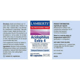 Acidophilus extra 4, 60 tapas - Lamberts