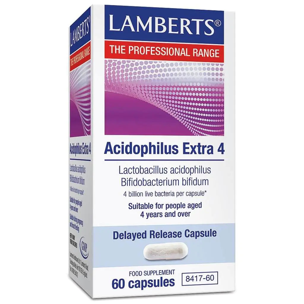Acidophilus extra 4, 60 doppen - lamberts