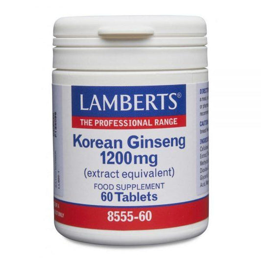 Lamberts Korean Ginseng Tablets 1200mg Pack of 60 - welzo