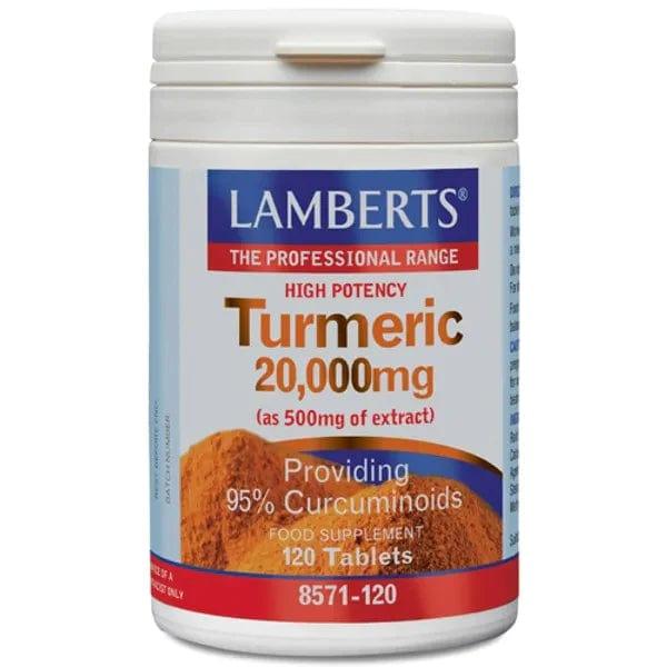 Lamberts Turmeric 20,000mg Tablets Pack of 120 - welzo