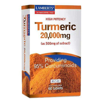 Lamberts Turmeric Tablets 20,000mg Pack of 60 - welzo