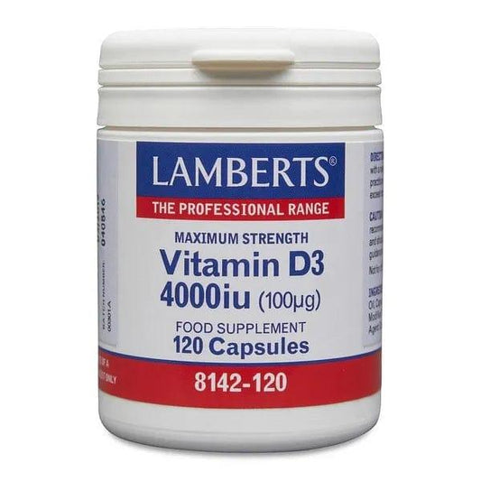 Lamberts Vitamin D3 4000iu Capsules Pack of 120 - welzo