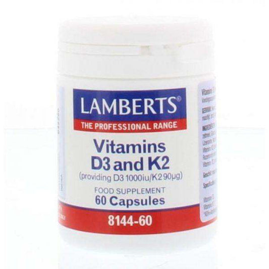 Lamberts Vitamins D3 and K2 Capsules Pack of 60 - welzo