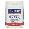 Lamberts Zinc 25mg Tablets Pack of 120 - welzo