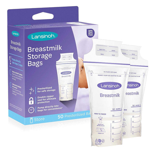 Lansinoh Breast Milk Storage Bags Pack of 50 - welzo