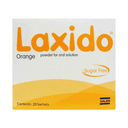 Laxido Orange Powder Sachets (Sugar Free) - Pack of 20
