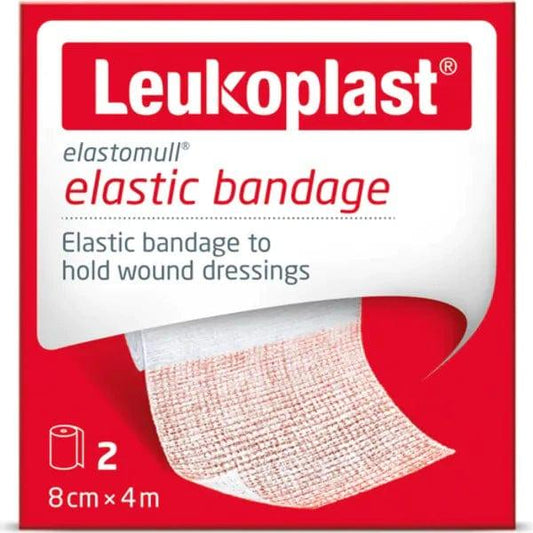 Leukoplast Elastomull Elastic Bandage 8cm x 4m Pack of 2 - welzo