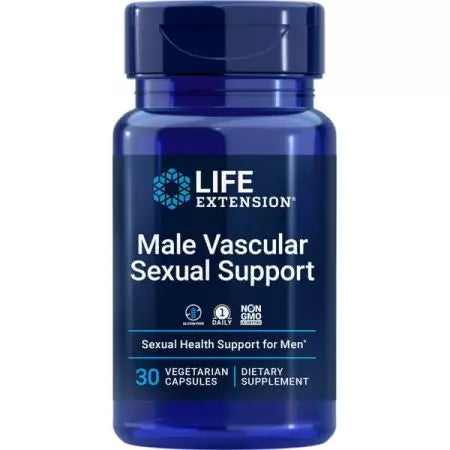 Extensión de la vida Soporte sexual vascular masculino 30 Cápsulas vegetarianas