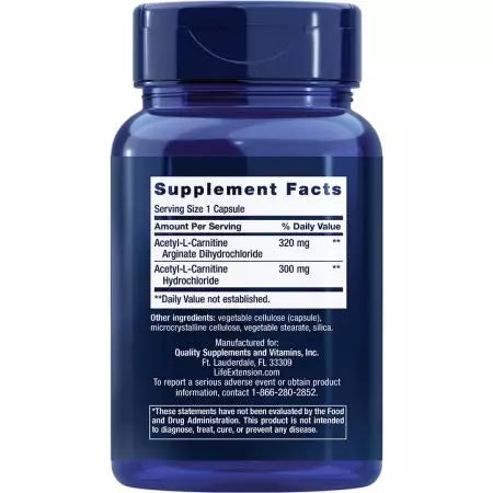 Élethosszabbítás acetyllcarnitine arginate 90 kapszula