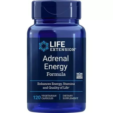 Extensie de viață Formula energetică suprarenală 120 Capsule vegetariene