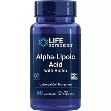 Life Extension AlphaLipoic Acid with Biotin 60 Capsules