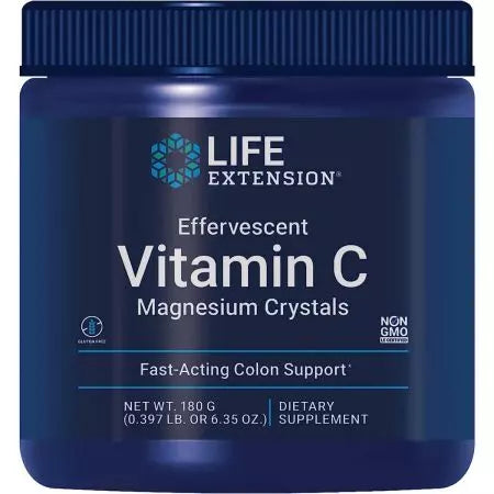 Life Extension Bruilstop vitamine C magnesiumkristallen 180 gram