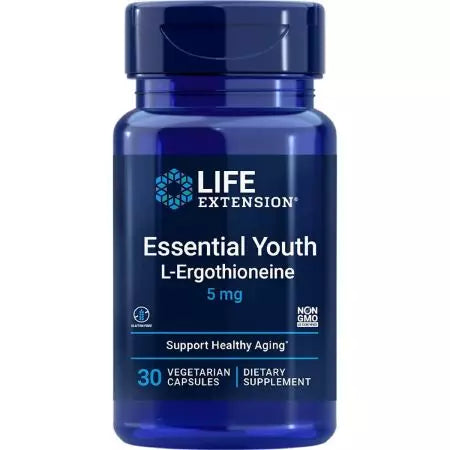 Prodloužení života Essential Youth Lergothionein 5mg 30 vegetariánských tobolek