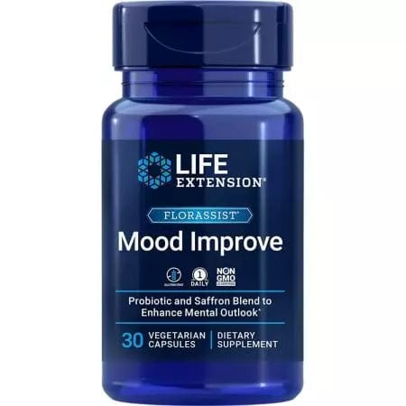 Life Extension FLORASSIST Mood Improve 30 Vegetarian Capsules