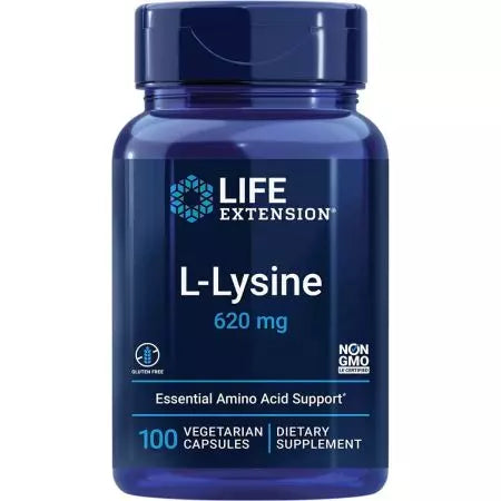 Estensione della vita llysina 620 mg 100 capsule vegetariane