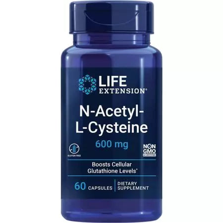 Επέκταση ζωής Nacetyllcysteine ​​600mg 60 κάψουλες