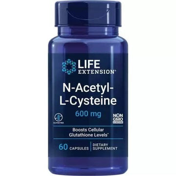 Life Extension NAcetylLCysteine 600mg 60 Capsules