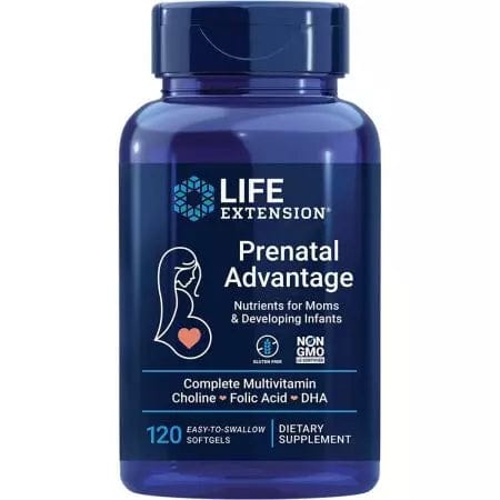 Life Extension Prenatal Advantage 120 easytoswallow Softgels