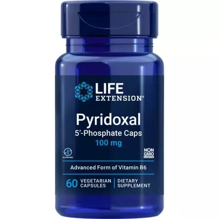 Élethosszabbítás Pyridoxal 5' -foszfát 100 mg 60 zöldség sapkák