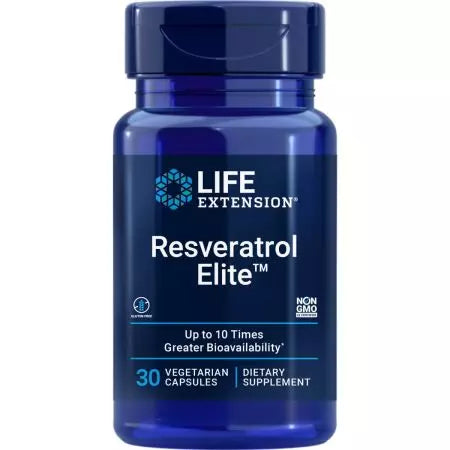 Prodloužení života Resveratrol Elite 30 vegetariánských tobolek