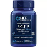 Разширение на живота SuperAbsorbable CoQ10 (Ubiquinone) с Dlimonene 60 Softgels