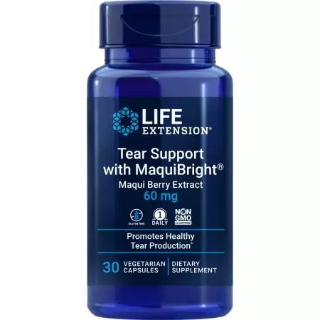 Life Extension Tear Support with MaquiBright 60mg 30 Vegetarian Capsules