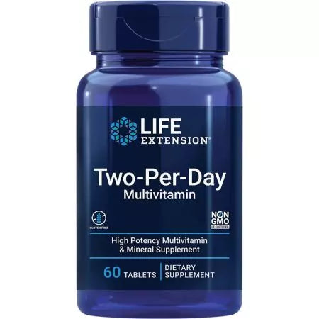 Extensión de la vida Twoperday multivitamin 60 tabletas