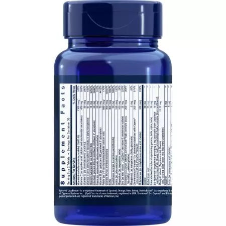 Extensión de la vida Twoperday multivitamin 60 tabletas