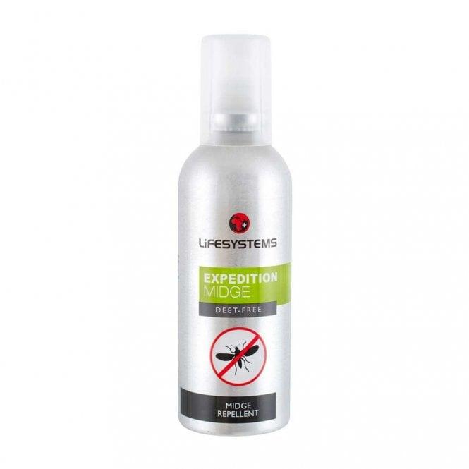 Lifesystems Expedition Midge Repellent DEET Free Spray 100ml - welzo