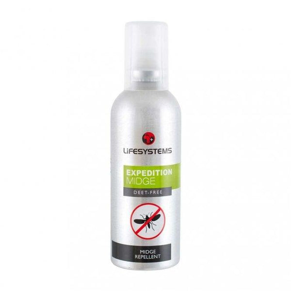 Lifesystems Expedition Midge Repellent DEET Free Spray 100ml - welzo