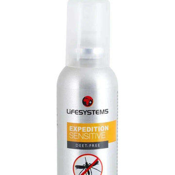 Lifesystems Expedition Sensitive DEET Free Insect Repellent 100ml-100ml - welzo