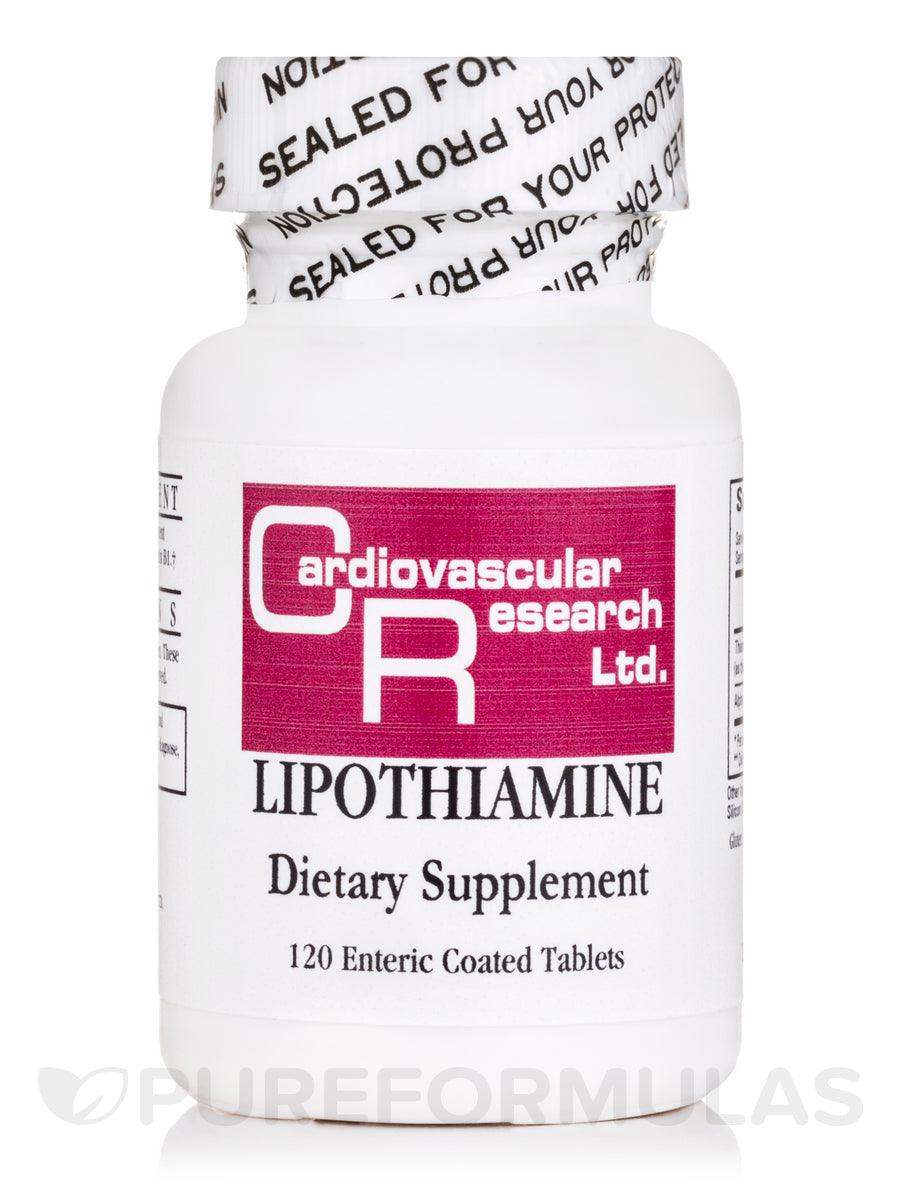 Lipothiamine - 120 Enteric Coated Tablets - Ecological Formulas - welzo