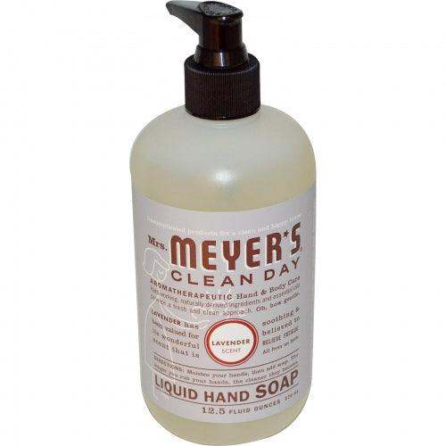 Liquid Hand Soap Lavender Scent 12.5 fl oz (370 ml) - Mrs. Meyers Clean Day - welzo