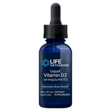Liquid Vitamin D3, 50mcg (2,000 IU), 1 fl oz (30ml) - Life Extension - welzo