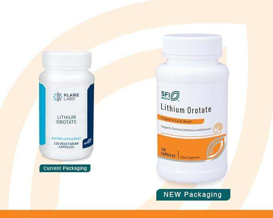 Lithium Orotate 120 Capsules Klaire Labs Welzo