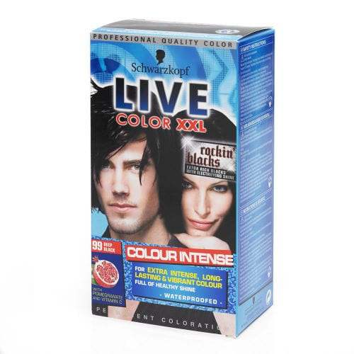 Live Color Xxl Permanent Hair Colourant Deep Black 99 - welzo