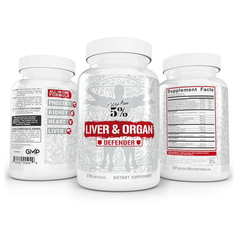 5% Nutrition Liver & Organ Defender - Legendary Series - 270 caps